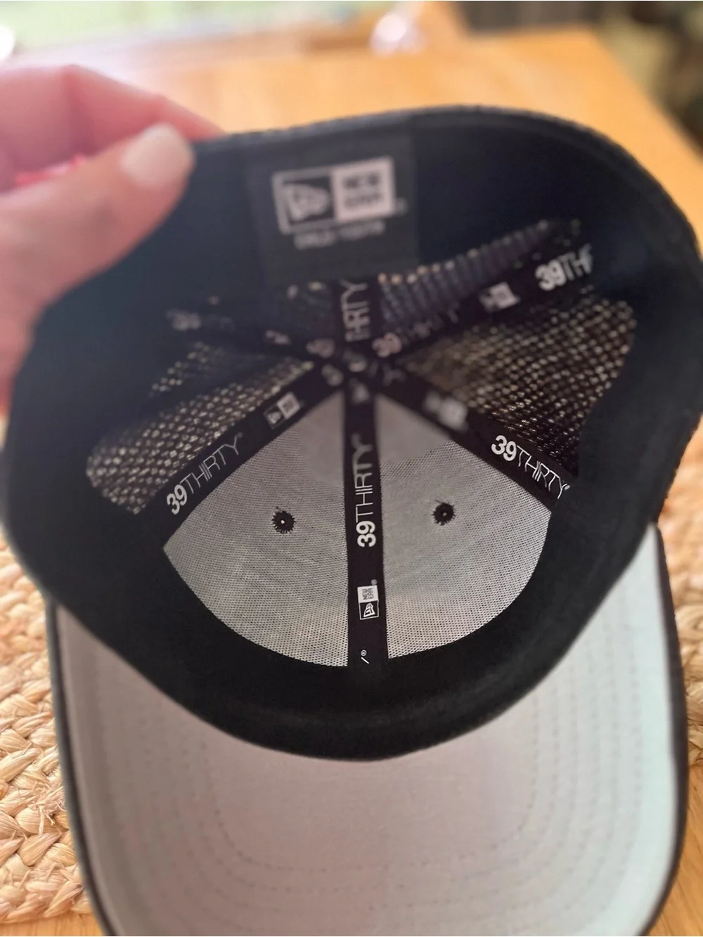 New Era Kids' Black Cap with Yellow Hawkeye Logo